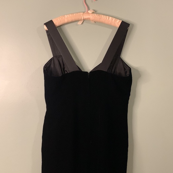 Vintage Eugene Alexander Velvet Gown w/ Satin Staps WMNS Sz 14 - Picture 5 of 5